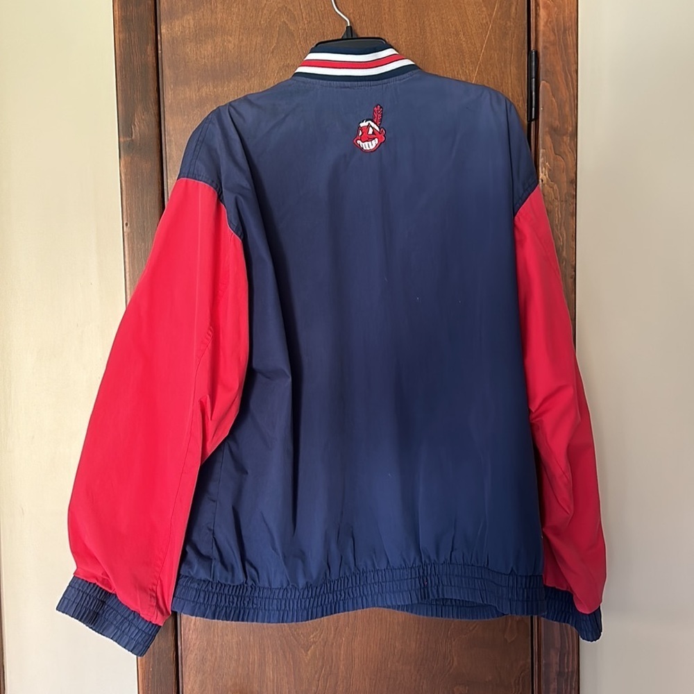Cleveland Indians (Guardians) vintage windbreaker jacket - size L - Picture 2 of 5